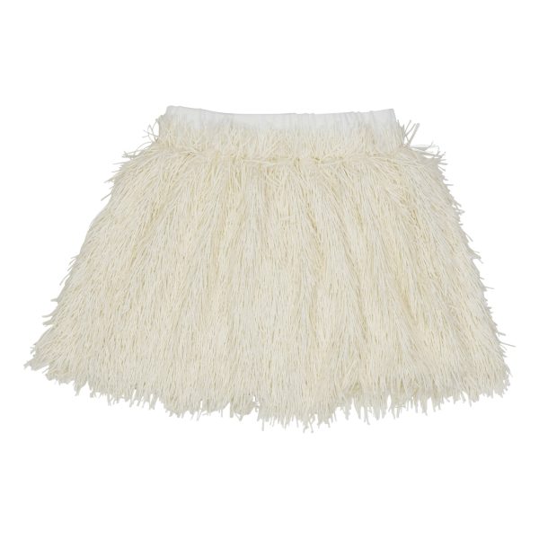 white tassel skirt