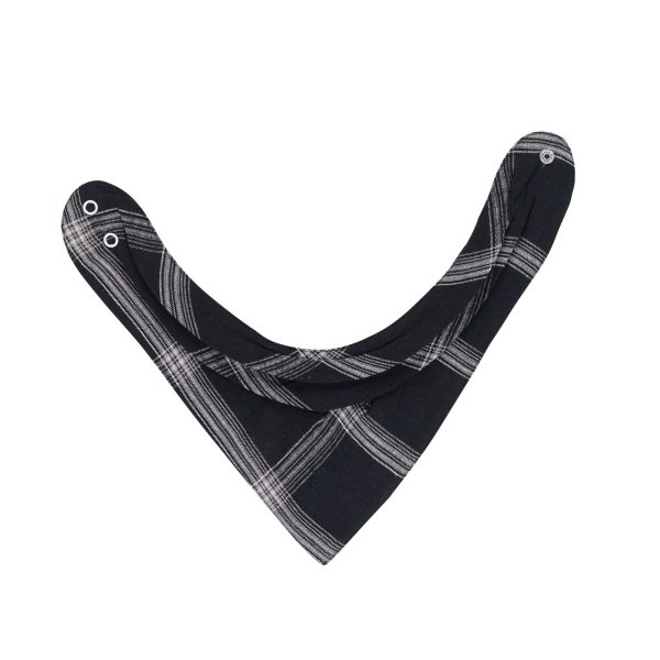 Black Check Bib