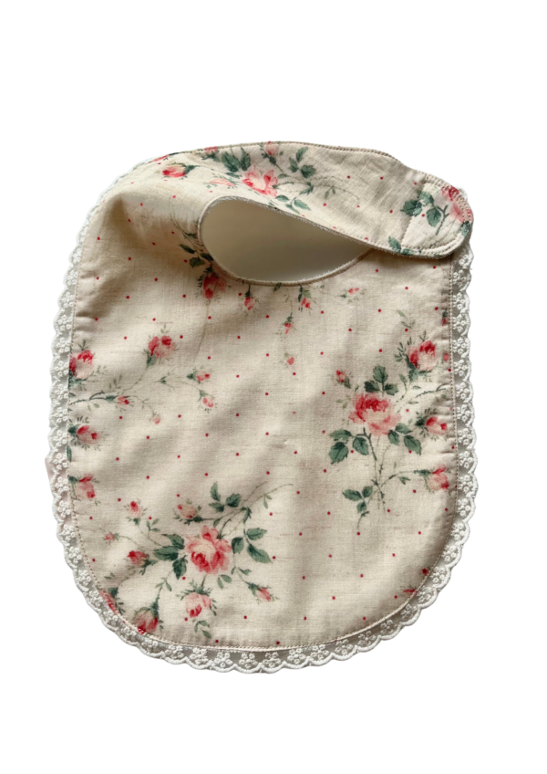 Chantilly Cream Dried Rose Bib 1