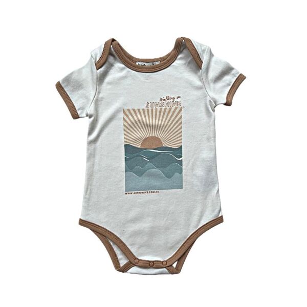 Arthur Ave Walking on sunshine onesie gender neutral