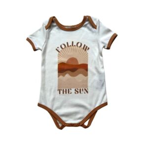 Arthur Ave Follow the sun onesie romper gender neutral