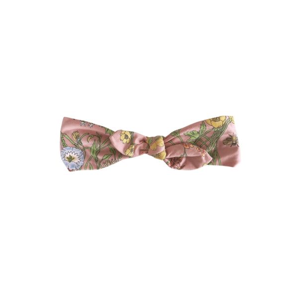 pink wild flower headband