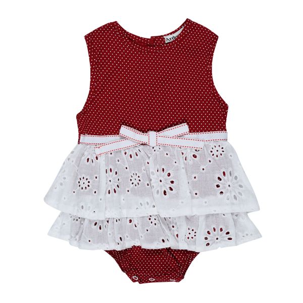 Christmas Cotton Skirt Playsuit