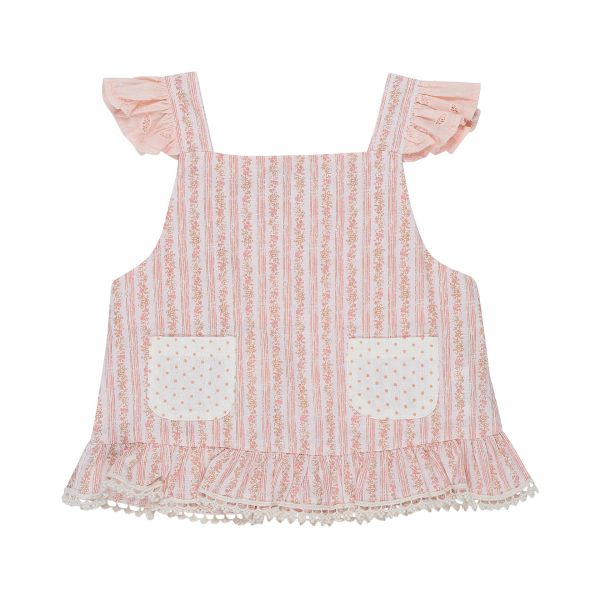 London Pink Pinafore Dress