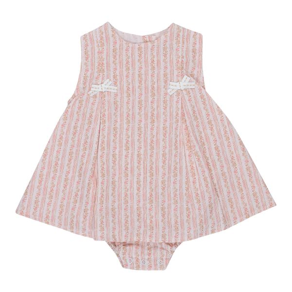 London Pink Bow Playsuit