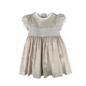 Neutral Love Smock Dress