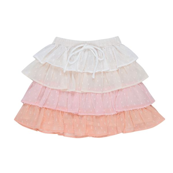 London Pink Layered Skirt