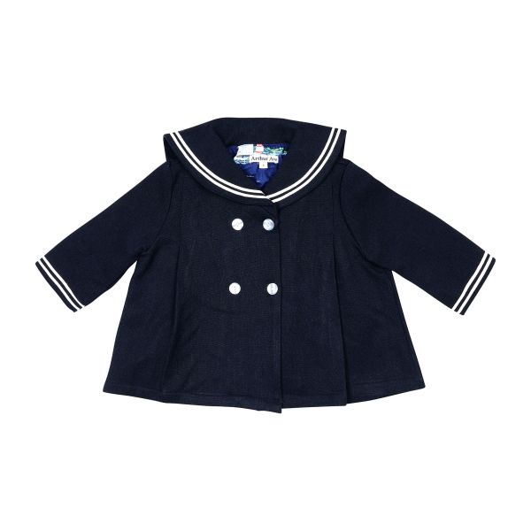 Navy blue sailor coat